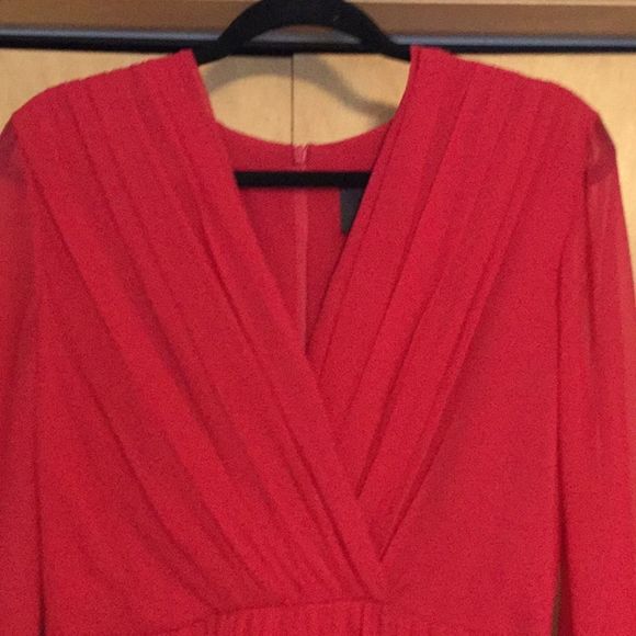 Genarca PleatedLong Sleeve Georgette Gown MAX MARA - Picture 2 of 12